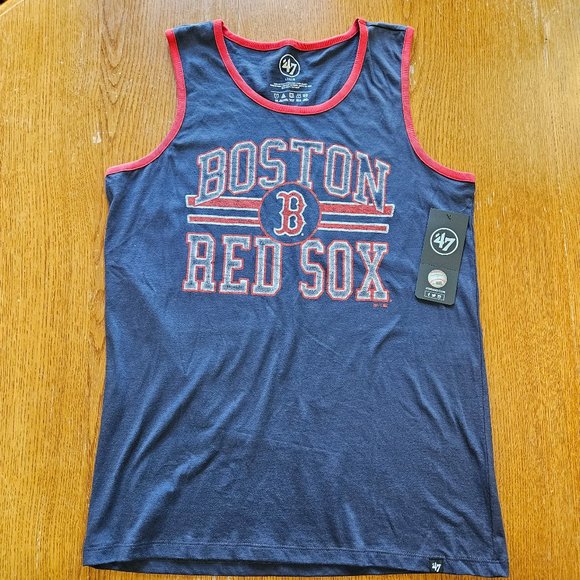 '47 Men's Boston Red Sox MLB Navy Blue Winger Franklin Tank Top size L Large - Picture 2 of 8